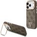 Guess Backcover hoesje voor Apple iPhone 17 Pro Max - HC Magsafe 4G PU With Triangle Logo & Stand Camera - Bruin