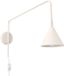 Sollux Lighting Lampe murale NOX avec bras long et abat-jour conique
