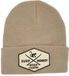 Surf Monkey Gebreide muts - Gerecycled - Eén maat - Beige