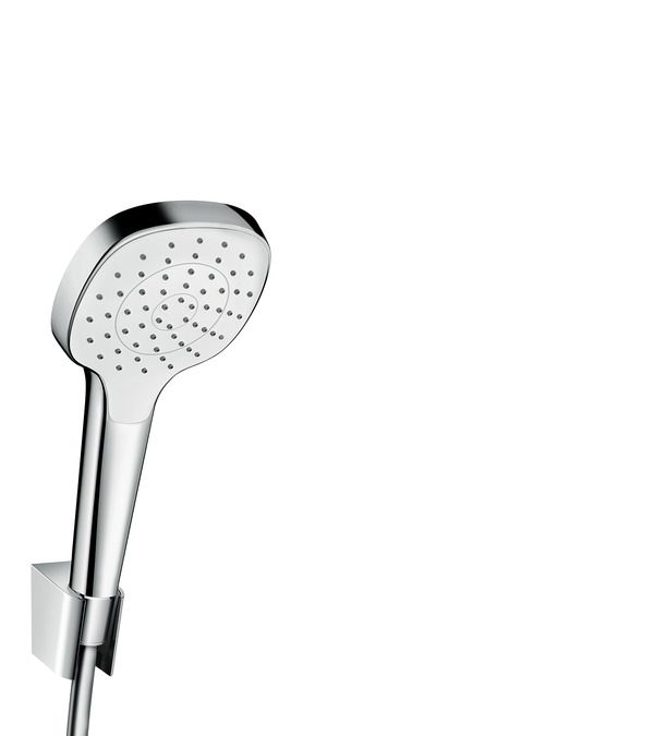Hansgrohe Croma Select E 1jet / Porter'S badset 125 cm - wit/chroom