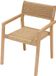 Hespéride Set van 2 tuinstoelen van acaciahout en gevlochten kunststof TEMEIRA
