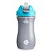 Chicco Pop-up cup, lekvrij glas voor kinderen, praktisch openen, siliconen schenktuit, luchtdichte sluiting, gemakkelijk te dragen, glas voor kinderen van 2 jaar, inhoud 350 ml, lichtblauw