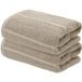 LIVARNO® Lot de 2 serviettes de toilette en éponge, 50 x 100 cm (beige)
