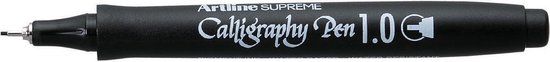 ARTLINE Supreme Calligraphy Pen - 1 stuk - 1,0 mm Lijndikte - Zwart