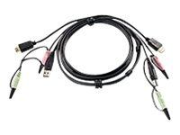 ATEN 2L-7D02UH KVM kabel - 1,8 m - Zwart