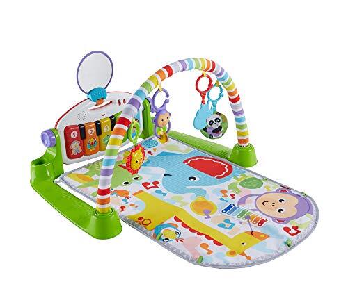 Fisher-Price Fitnessmat Piano Super leren, speeldeken voor pasgeborenen (Mattel GXC37)