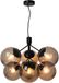 Nordlux Ivona-hanglamp-6xE27-smoke glas/zwart
