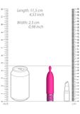 Shots Twinkle Rechargeable Silicone Bullet - Pink