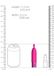 Shots Twinkle Rechargeable Silicone Bullet - Pink