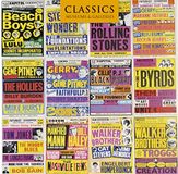 Karnet kwadrat z koperta A selection of British Concert posters