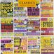 Karnet kwadrat z koperta A selection of British Concert posters