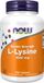 Now Foods L-Lysine 1000mg (100 comprimés) sans arôme