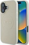 Guess GUHMP16SPGHSMME iPhone 16 6.1" beige/beige hardcase Grained Ring MagSafe