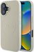 Guess GUHMP16SPGHSMME iPhone 16 6.1" beige/beige hardcase Grained Ring MagSafe