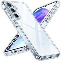 Phonillico® Case voor Samsung Galaxy A55 5G - Siliconen Gel TPU Transparant Bescherming Zacht Ultradunne