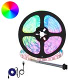 VidaXL Led-strip 2 st zwart en transparant koper en kunststof