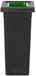 Plafor Fit Bin Poubelle de tri sélectif - 53L - Noir/Vert