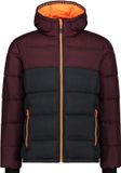 CMP Hooded Jacket Bordeaux Red Men's XXL Polyester Water-repellent PFC-free Lente/Zomer 2025