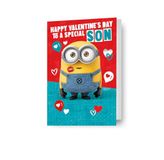 Despicable Me Valentijnsdag Kaart, Gelukkige Valentijnsdag Zoon