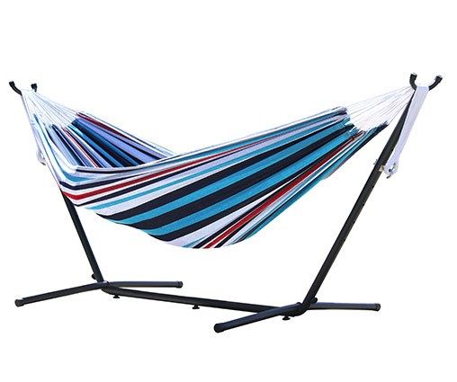 Vivere Framehangmat - Katoen - Meerkleurig - 204 kg