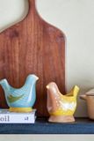 Bloomingville Birdy Eierdop aardewerk blauw set van 2
