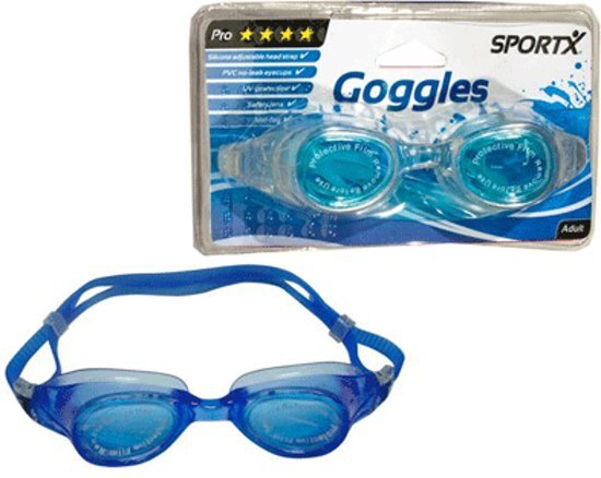 SportX Anti chloor zwembril voor volwassenen
