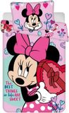 Disney Minnie Mouse dekbedovertrek Sweet - 100 x 135 cm - Coton - Rose