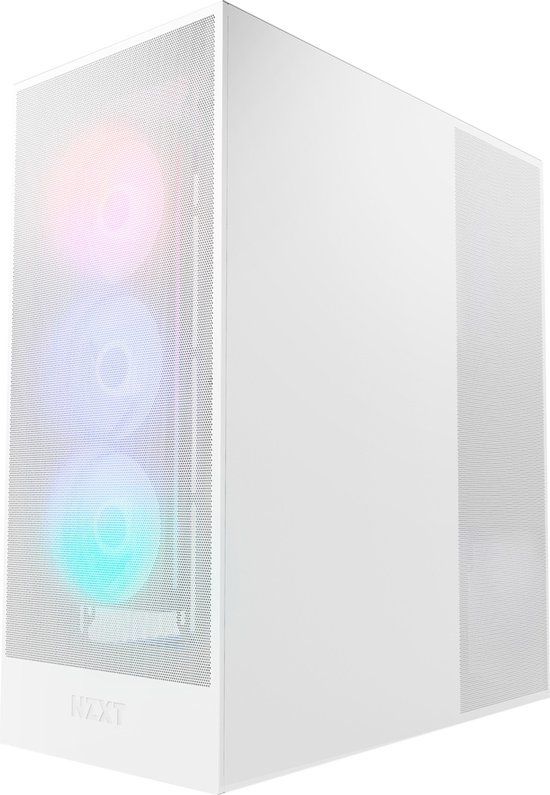 NZXT H7 Flow RGB Midi Tower - Wit - CM-H72FW-R1