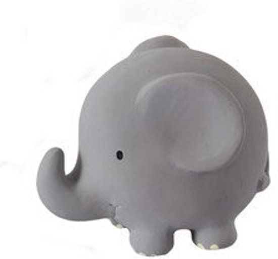 Tikiri - Mijn eerste zoodiertje Olifant Rammelaar - Rubber - 4792247003307