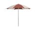 HAY Parasol Terrazza Octagon Blanc cassé-bordeaux