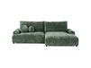 Mobilier NELLY Canapé d'Angle Convertible 4 places - Angle droit Vert