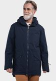 Schöffel Heren Parka Met Capuchon Blauw Met Stretch