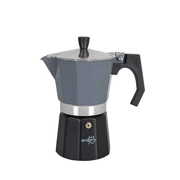 Bo-Camp Moka Express - 6 Cups - Black/Grey - Aluminium