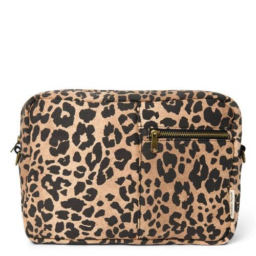 Studio Noos kinderwagen organizer Leopard Stroller bruin