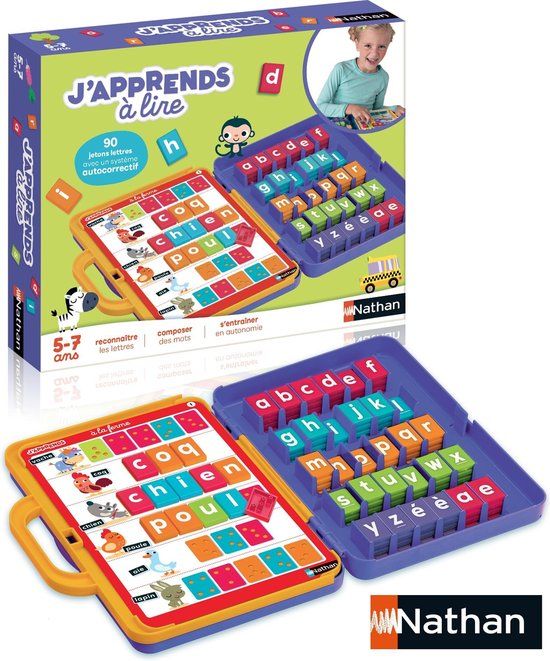 Nathan J'apprends à lire - Educatief spel - Frans - 5-7 jaar