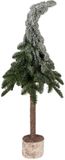 Clayre & Eef Mini Arbre de Noël artificiel Ø 30x90 cm Vert Plastique