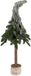 Clayre & Eef Mini Arbre de Noël artificiel Ø 30x90 cm Vert Plastique