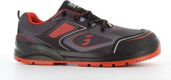 Safety Jogger Works Safety Jogger Cador S1P Veiligheidsschoen SlipvastSRC-ESD Rood - Maat 47