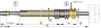 Vetus GVK kolombuis Ø 30 mm, L=2000 mm
