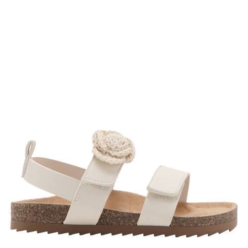 Mango Kids sandalen wit Meisjes Imitatieleer - maat 24(14,8cm)