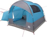 vidaXL Tailgate Tent met Regenhoes Waterafstotend 4-persoons Blauw