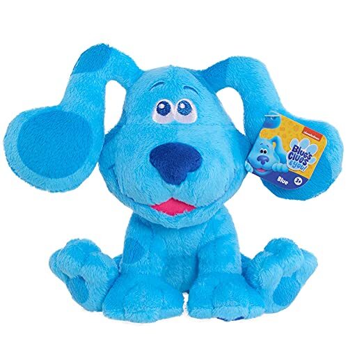 Famosa - Blues Clues Basic pluche dier, maat 19 cm, blauw, voor alle leeftijden (BLU00210)