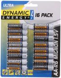 Merkloos Dynamic Energie AA Batterijen - 48x stuks - 1.5V - Alkaline penlite