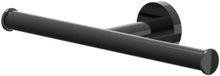 IVY Porte-rouleau double - Noir Chrome PVD