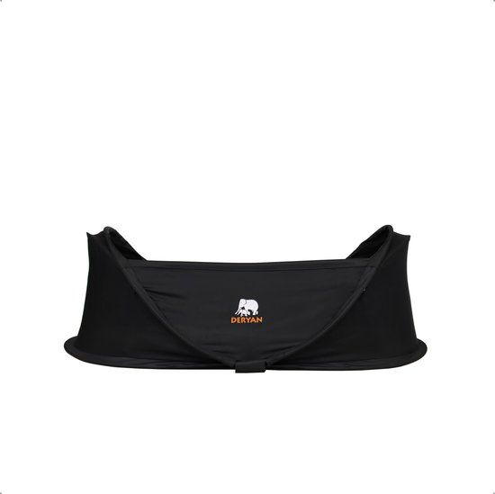 Deryan Infant BabyBox Campingbedje - Zwart - Met klamboe