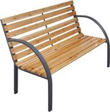 vidaXL Tuinbank - 112 cm - Massief Vurenhout - Bruin