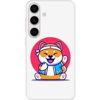 Samsung Galaxy S24 Shiba ninja Verstevigd hoesje met sublimatie bedrukking