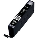 Canon CLI-551XLBK - Cartouche d'encre noir photo - Haute capacité - Compatible avec les imprimantes Canon PIXMA