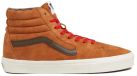 Vans Sk8-Hi Baskets Hautes Marron Cuir Unisexe UE 40
