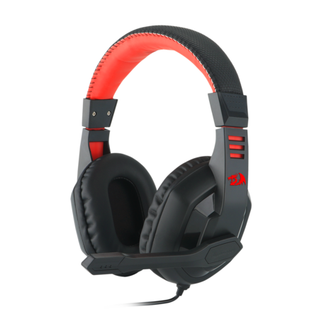 REDRAGON H120 - Headset - Zwart/Rood